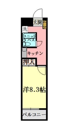 河合ビルの物件間取画像